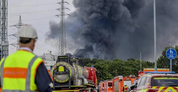Allemagne/Leverkusen : Explosion sur un site chimique