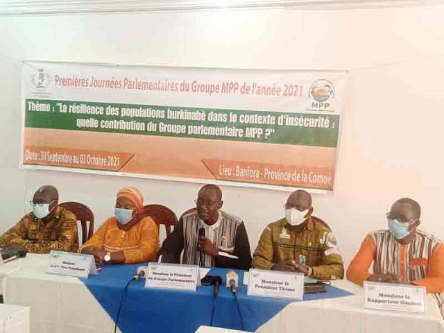 Lutte contre le terrorisme : Le Groupe parlementaire MPP fait des propositions