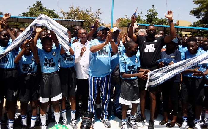 Maison de la jeunesse et de la culture de Ouagadougou : IAMGOLD Essakane SA inaugure des terrains de basket-ball et de volley-ball