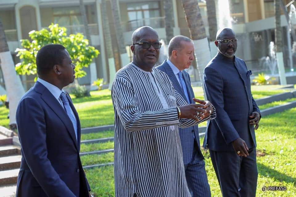 Coopération : Le président Roch Kaboré participe à un mini-sommet avec le président turc à Lomé
