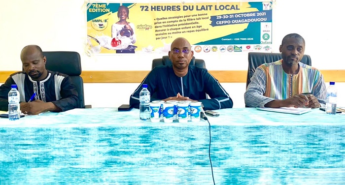 7e édition des 72 heures du lait local : L’Union nationale des mini-laiteries et producteurs de lait local au Burkina annonce les couleurs