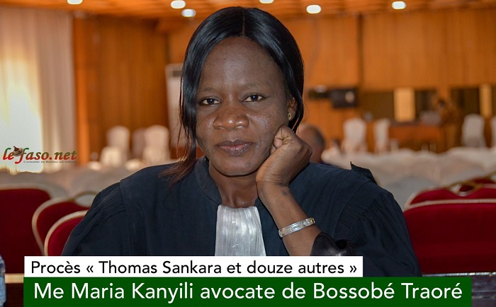Procès « Thomas Sankara et douze autres » : « L’alibi de Blaise Compaoré ne tient pas », selon Me Maria Kanyili