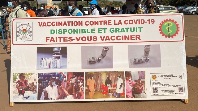 Lutte contre le Covid-19 : Le ministère de la Santé se donne 10 jours pour vacciner 1,7 millions de personnes au Burkina