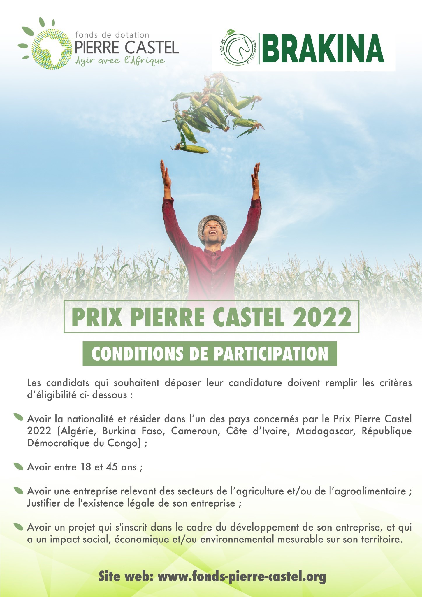 Prix Pierre Castel 2022 : Conditions de participation  