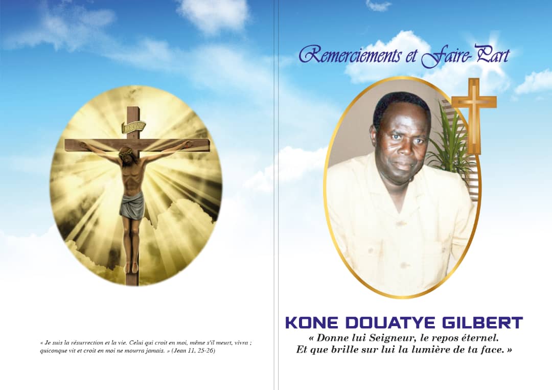 Funérailles chrétiennes de Koné Douatye Gilbert