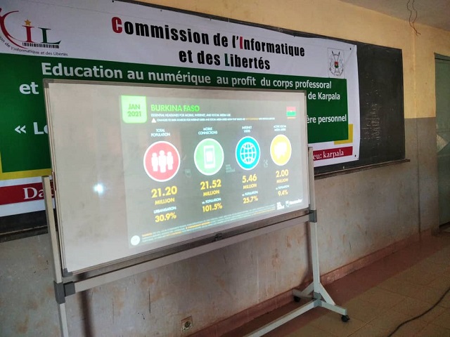 Protection des données à caractère personnel : La CIL outille le personnel du groupe scolaire l’Académie de Ouagadougou
