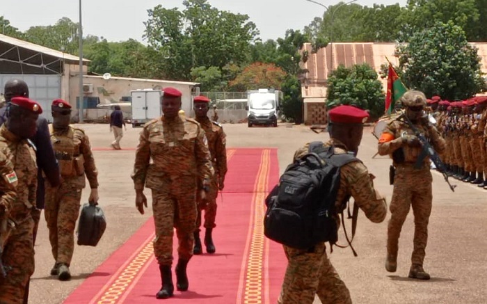 Bobo-Dioulasso : Le président du Faso, Paul-Henri Damiba, en visite de travail