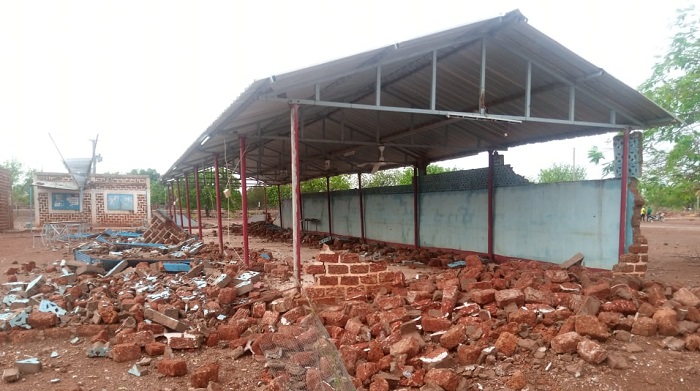 Dédougou : Une grosse pluie accompagnée de vent fait d’importants dégâts matériels
