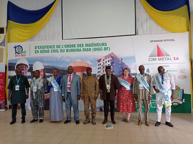 Burkina : L’Ordre des ingénieurs en génie civil célèbre son dixième anniversaire