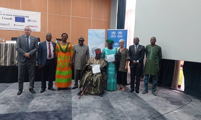Distinction Nansen pour les réfugiés 2021 : Les co-lauréats burkinabè Madiega Diambendi et Roukiatou Maïga honorés 