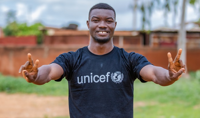 L’athlète Hugues Fabrice Zango devient Ambassadeur National de Bonne Volonté de l’UNICEF au Burkina Faso 