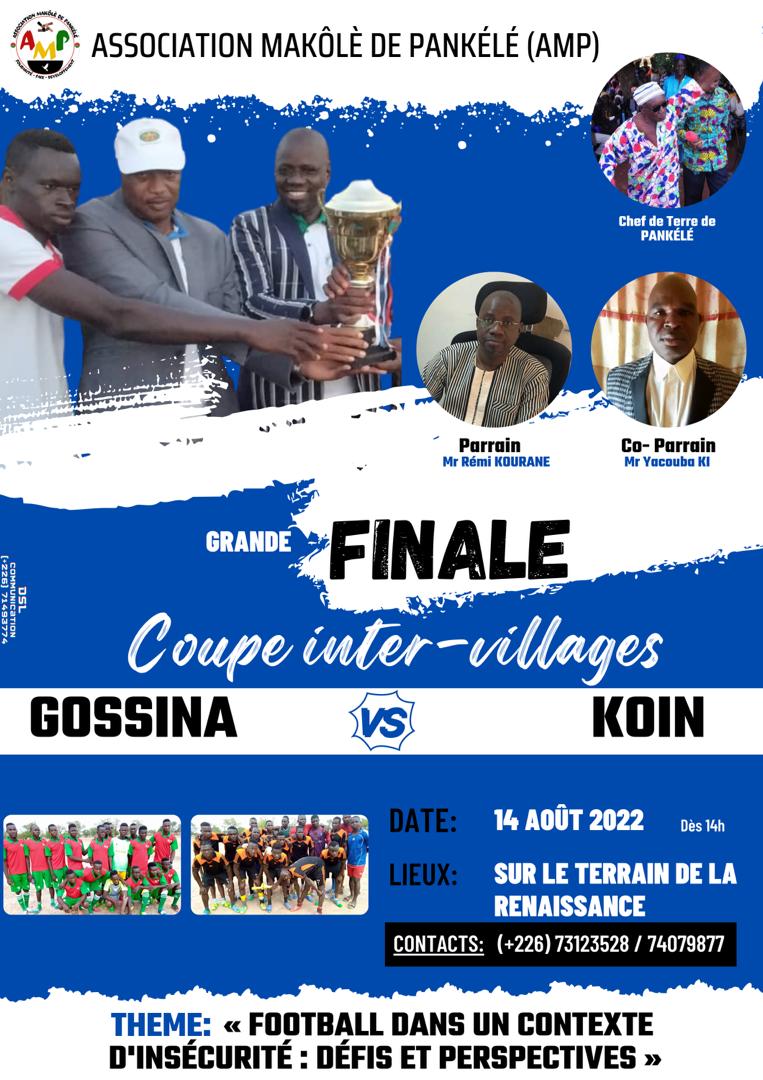 Grande finale de la coupe inter-villages de l’Association Makôlè de Pankélé (AMP) le 14 août 2022