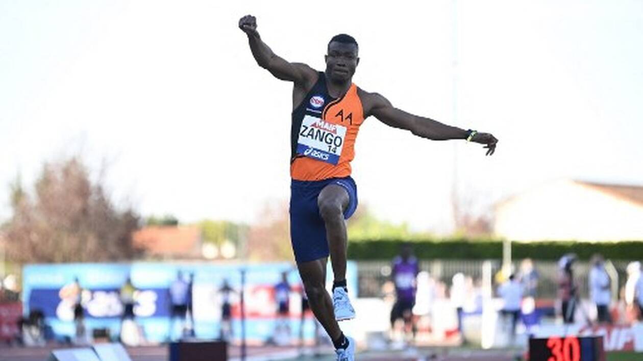 Hugues Fabrice Zango décroche la médaille d’or au triple saut aux World athletics continental tour