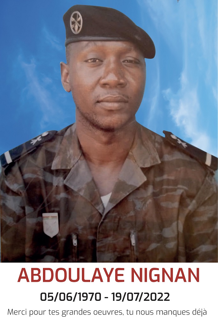 Décès de Abdoulaye NIGNAN : Remerciements et Faire-part