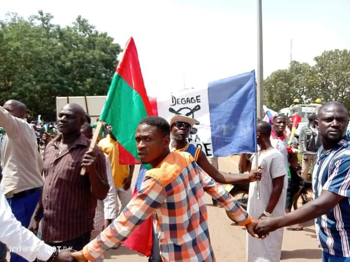 Burkina : Des manifestants exigent le départ de la France dans 72 heures