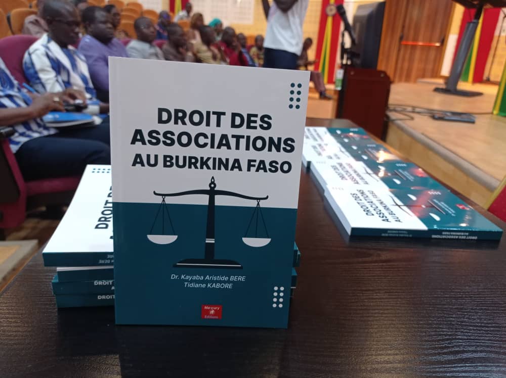 « Droit des associations au Burkina Faso » : Un nouvel ouvrage pour mieux comprendre le droit processuel et la fiscalité associative