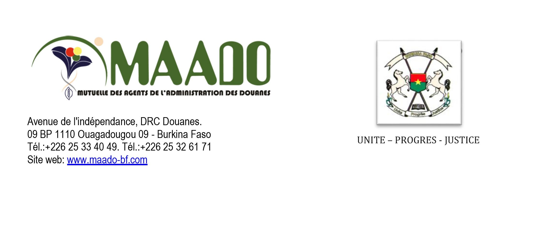 Appel d’offre pour la réalisation et le déploiement d’une application web intégrée de gestion des activités de la MAADO