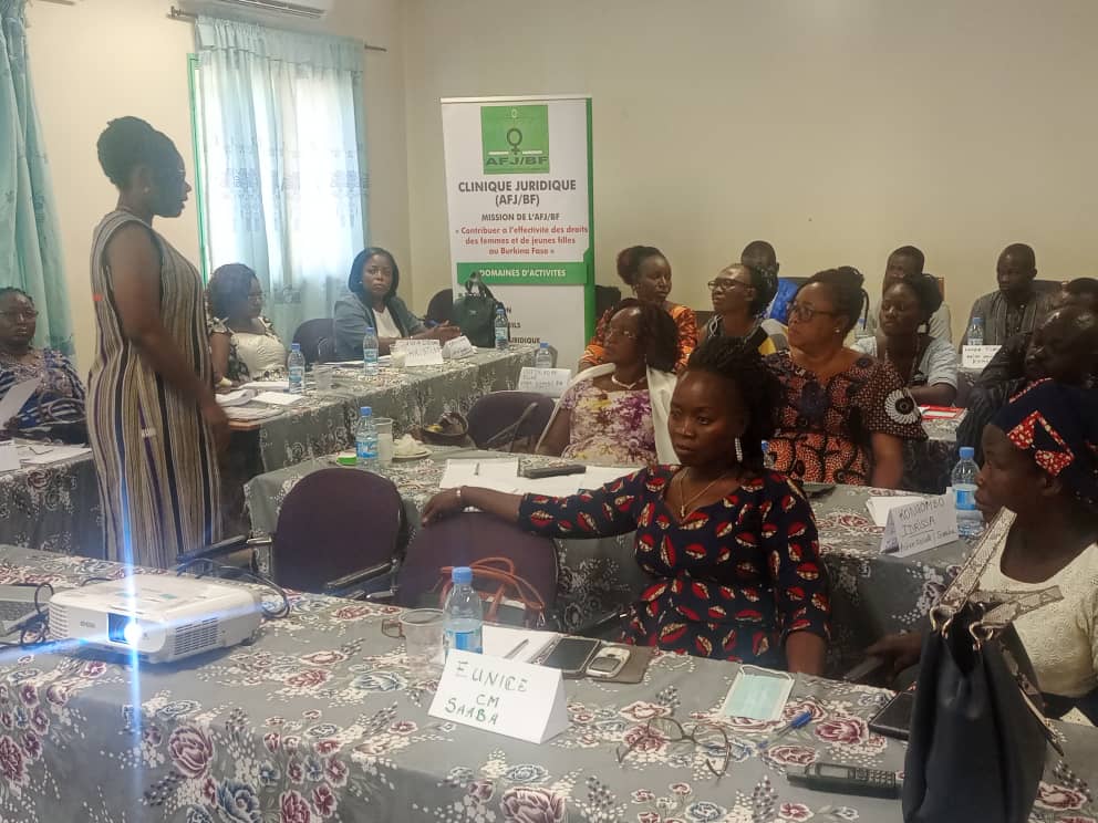 Association des femmes juristes du Burkina Faso : 24 agents outillés sur les droits humains et les violences basées sur le genre