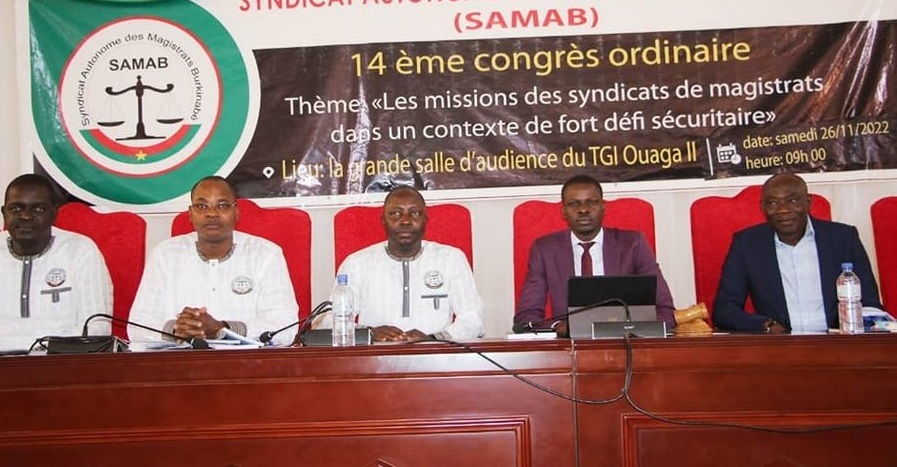 Burkina : Le Syndicat autonome des magistrats burkinabè se met dans le tempo du défi sécuritaire   