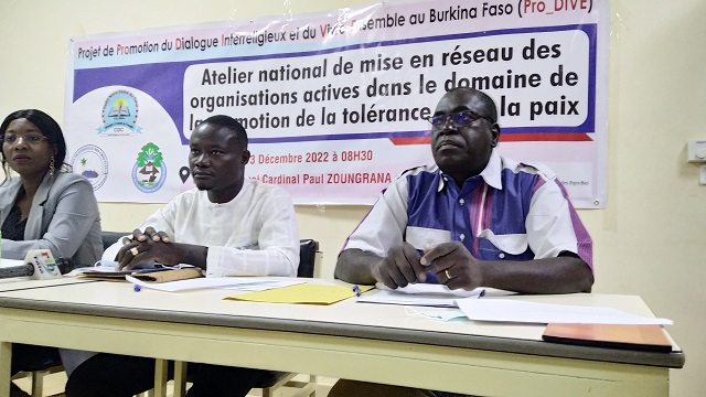 Promotion de la paix et de la tolérance au Burkina : Vers une mise en réseau pour un travail efficace