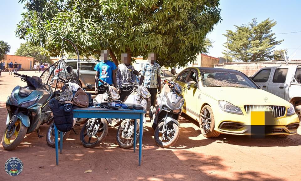 Lutte contre le grand banditisme : La Police nationale neutralise trois présumés malfrats à Ouagadougou. 