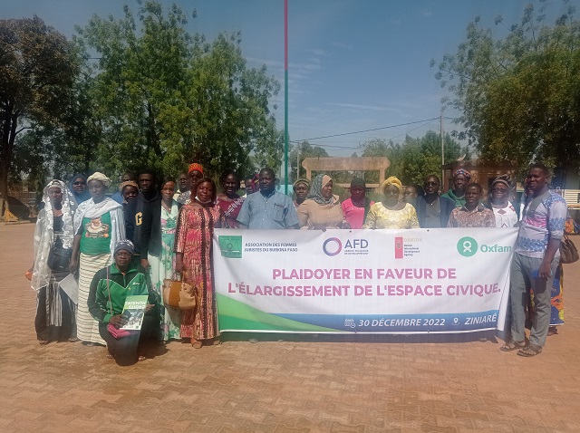 Burkina : Des acteurs clés de Ziniaré s’engagent à promouvoir l’élargissement de l’espace civique 