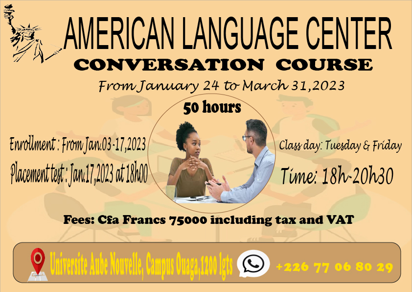 American language center : Toefl preparation course 