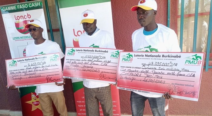 Loterie nationale burkinabè : Plus de 71 millions de francs CFA distribués à trois heureux gagnants 