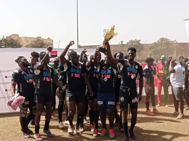 SGBF Rugby Cup 2023 : Les Lions de Bobo Dioulasso domptent le Patte d’Oie Rugby Club et s’offrent le trophée