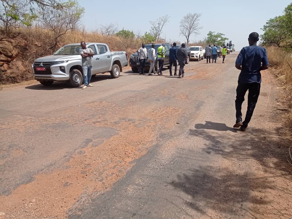 Entretien routier au Burkina : Le ministre des Infrastructures s’imprègne de l’état des routes nationales N°7 et 8