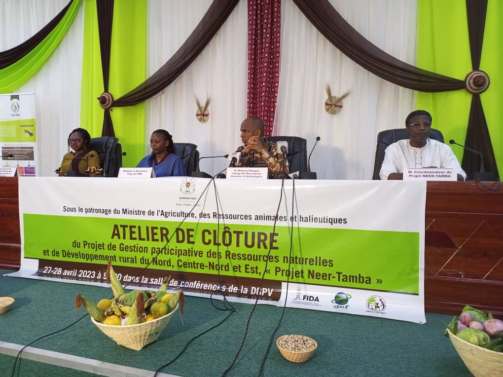 Agriculture au Burkina :  Le projet Neer-Tamba a atteint un taux d’exécution physique de 96,6% et un taux d’exécution financière de 119,6 % 
