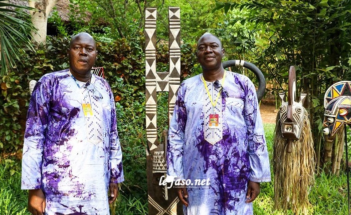 Exposition de masques et statues à la SNC : Les frères Hassane et Ousseni Ouattara interrogent l’intégrité des Burkinabè