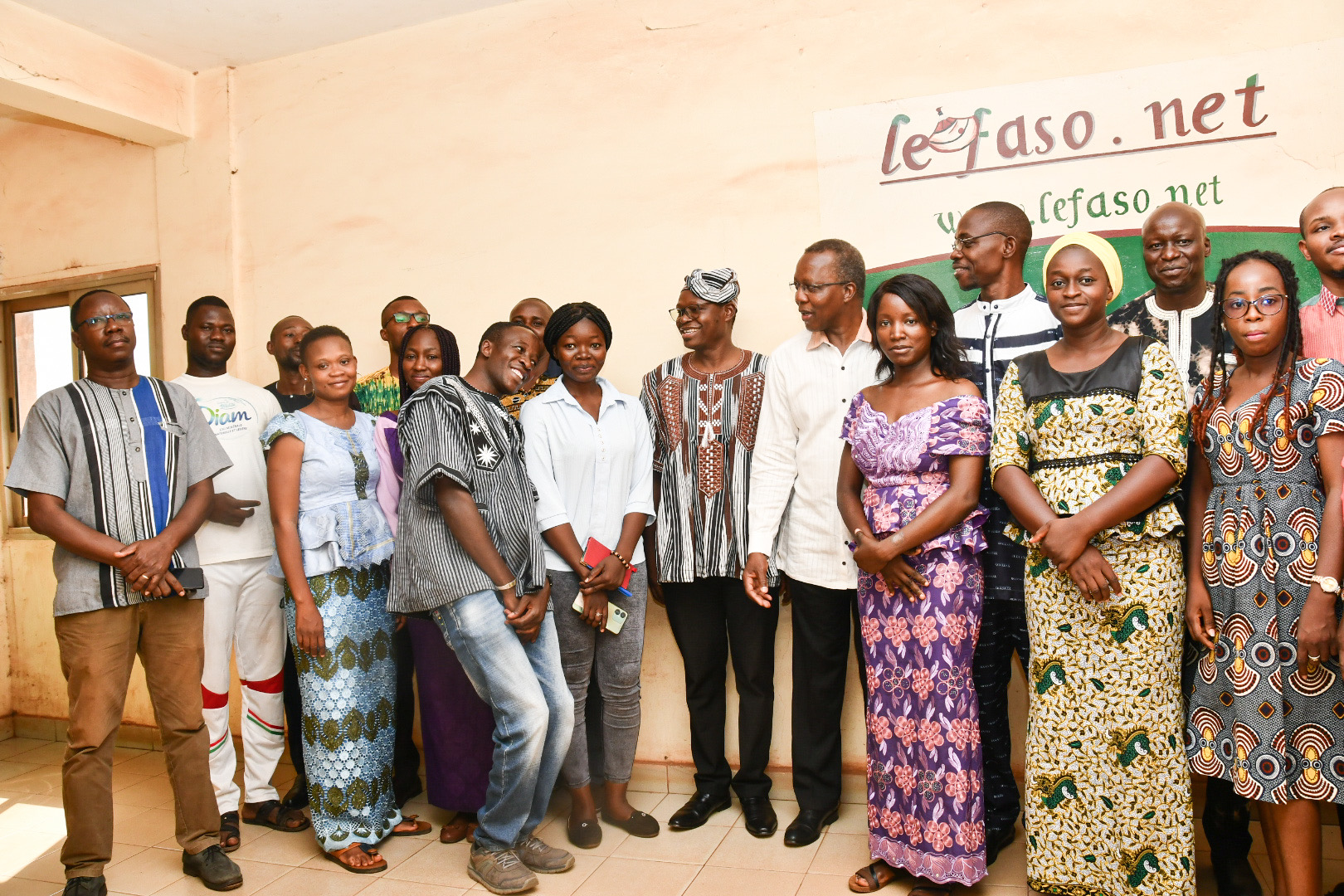 Burkina/Médias en ligne : La direction de la communication de la présidence du Faso rend visite aux Éditions Lefaso