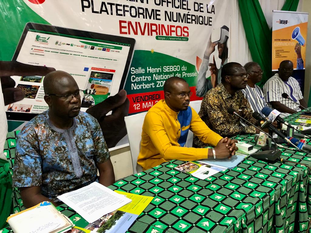 Burkina/Médias : Lancement de la plateforme numérique Envirinfos