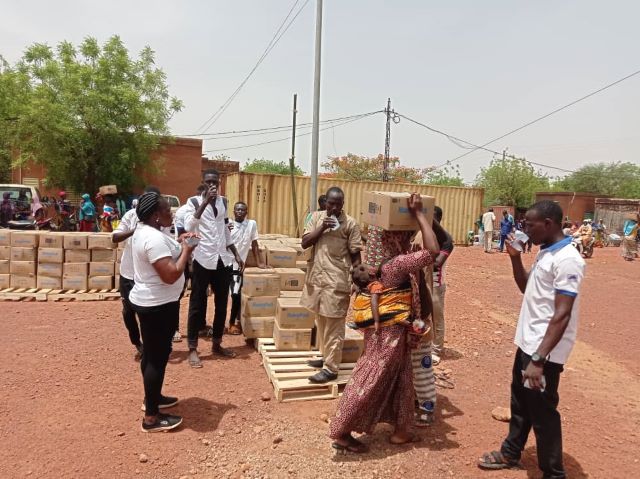Burkina/Centre-nord : 17 tonnes de riz offertes pour soutenir les familles vulnérables à Kaya