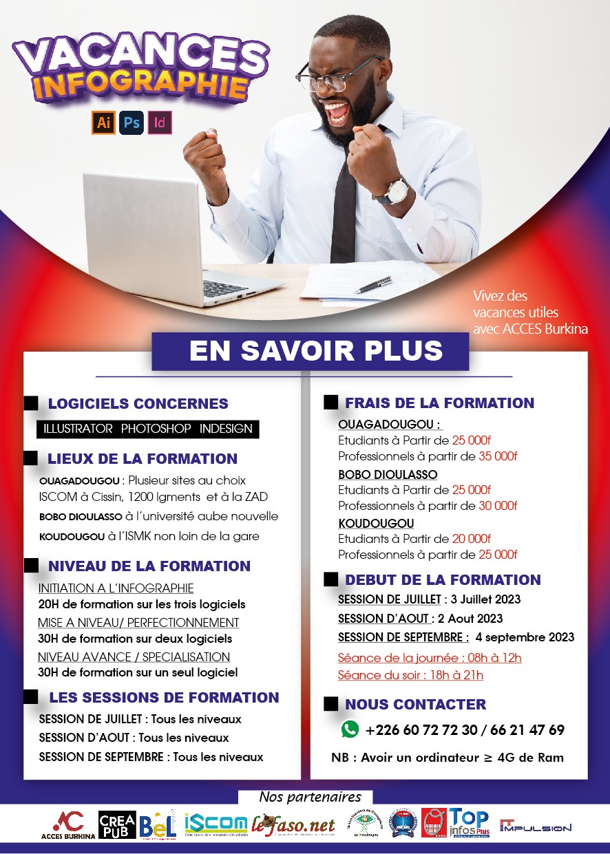 Formation : Vacances-infographie