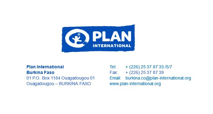 Plan International Burkina Faso : Demande de proposition pour la réalisation de l’évaluation finale d’un projet 