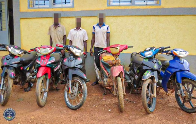 Lutte contre l’insécurité urbaine : Six motos récupérées des mains de quatre voleurs 
