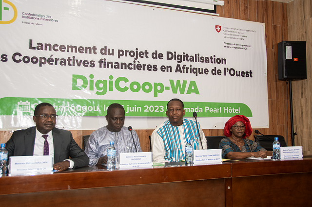 Services financiers numériques en Afrique de l’Ouest : La Confédération des institutions financières d’Afrique de l’Ouest et la Coopération suisse lancent le projet DigiCoop WA 