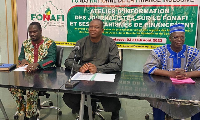 Bobo-Dioulasso : Le Fonds national de la finance inclusive se dévoile à une cinquantaine de journalistes