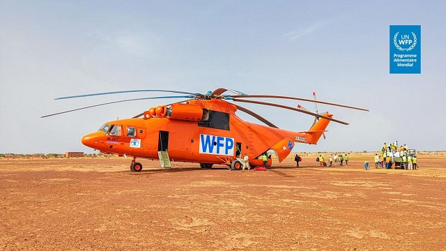 Assistance humanitaire au Burkina : Un hélicoptère du programme alimentaire mondial attaqué 