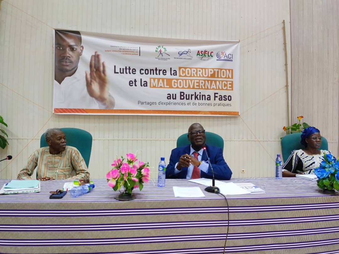 Burkina : « Il est impossible de lutter avec succès contre le terrorisme sans lutter contre la corruption », convainc Sagado Nacanabo