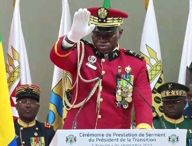 Gabon : Le général Brice Clotaire Oligui Nguema prête serment en tant que « président de la transition »