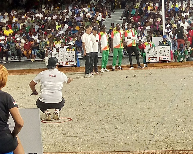 Championnats du monde de pétanque Bénin 2023 : Journée 5, une victoire et une élimination chez les Etalons