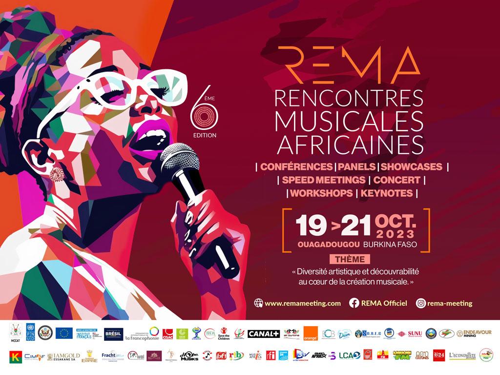 Rencontres musicales africaines (REMA) : La 6e édition se tiendra du 19 au 21 octobre 2023