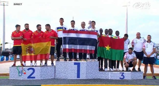 Fin des Championnats du monde de pétanque Bénin 2023 : Recalé en demi-finale, le Burkina se contente du bronze