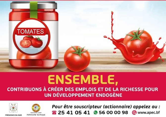 Entreprenariat communautaire : Bientôt une usine de transformation de tomate à Bobo-Dioulasso