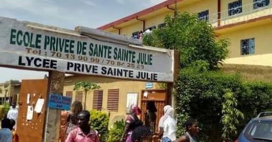 Education : Le Ministère de la santé réhabilite l’Ecole privée de santé Sainte Julie