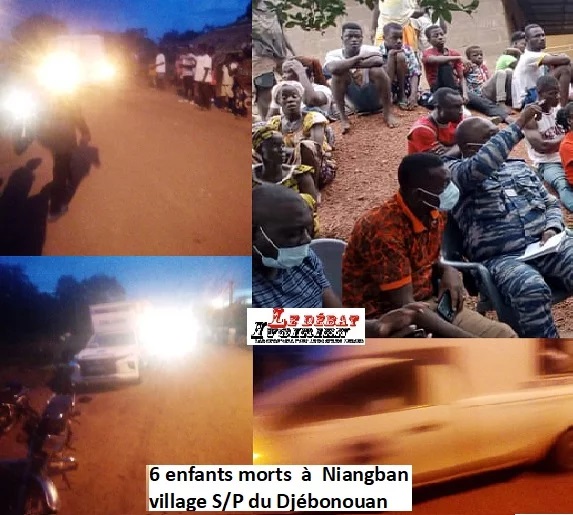 Côte d’Ivoire (Djebonoua-Niangban) : 6 enfants perdent la vie et une trentaine évacuée au CHU de Bouaké 