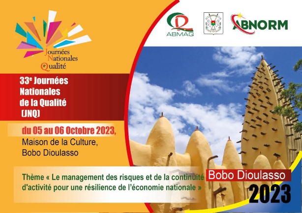 33eme Journée Nationale de la Qualité (JNQ) : Message du Dr BOUGOUMA Edith Christiane, ’’Acteur du changement par la Culture Qualité’’ (BEC_Quality_CULTURE)